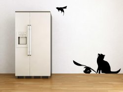 Banksy Cat and SuperMouse - Wonderful piece of Art