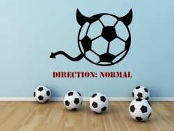 Football-Devil-Decoration-on-the-Wall