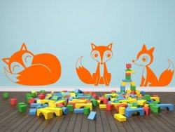 Family-Of-Foxes-Wall-Sticker
