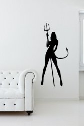 Sexy Davil Woman Sticker
