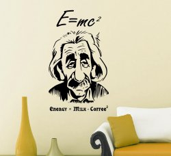 Albert Einstein e=mc2 Wall Art