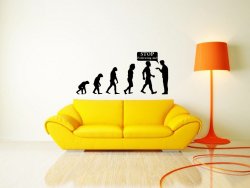 Evolution - Stop following me! - Very Large Wall Decal