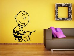 Banksy - Charlie Brown Firestarter - Vinyl Wall Sticker