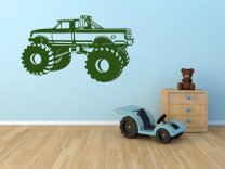 Monster Truck Wall Sticker Kids