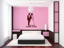 'Game Over' Funny Wall Sticker