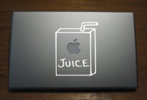 Laptop sticker -juice