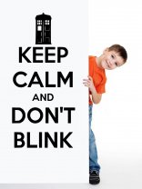 'Keep Calm and Don't Blink' - Doctor Who Vinyl Wall Decor