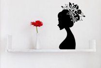 'Flower Women' - Beautiful Wall Sticker