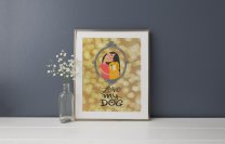 Love my Dog - Adorable Poster Print Great Gift For Dog Lovers