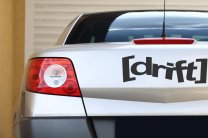 Designer - [drift] Car Stickers - 2 square finishing styles