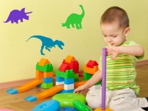 Dinosaurs Kids and Child's Room Colorful Stickers