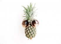 Pineapple in the sunglasses Modern Fashion Minimalist Poster