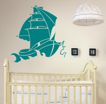 Wind Ship Kids and Child's Room Wall Sticker