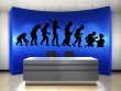 Evolution: Somewhere, something went terribly wrong - Funny Wall Sticker