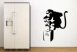 Banksy Style Monkey Detonator Wall Decoration
