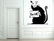 Banksy Style Rat 'You Lie' Art Decor
