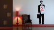 Banksy ' 0% Interest In People ' - Large Wall Sticker