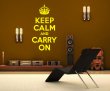 Keep Calm And Carry On Classic Wall Sticker