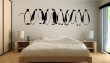 Penguins-in-Row-Wall-Decal