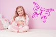 Swirly Butterfly Wall Decal