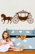 Princess Carriage Sticker On The Wall