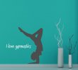 I love gymnastics Wall Sticker