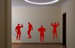Set of Silhouettes of Bodybuilders