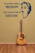 If you left me without a reason, don't come back with an excuse - Retro Wall Sticker Decoration