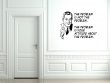 The problem is not the problem... Retro, classic quote wall sticker