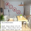 Coffee Break - Set Of 4 Large Wall Stickers Ideal For Cafes / Restaurants etc.