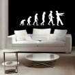 Evolution - Zombie - Large Wall Sticker