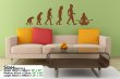 Evolution - Joga / Meditation - Amazing Wall Decal