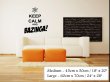 Keep Calm and BAZINGA! - Funny Wall Sticker Quote