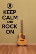 'Keep calm and rock on' - Great Wall Decoration