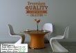 'Premium Quality Coffee Collection' - Lovely Window / Wall Decal