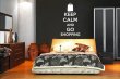 'Keep calm and go shopping' - Large Wall Decoration