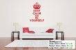 'Keep Calm and Be Yourself' - Vinyl Wall Decoration
