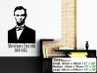 Abraham Lincoln - Vinyl Wall Sticker
