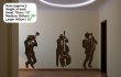 Jazz Band Silhouette - Large Wall Stickers
