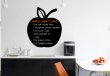 Apple Chalkboard Sticker - Kitchen / Dining Room Free Chalk And Sponge