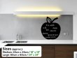 Apple Chalkboard Sticker - Kitchen / Dining Room Free Chalk And Sponge