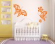 Large Butterflies And Flowers - Fantastic Wall Decal
