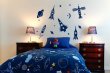 Large Set of Space Rockets, Planets and Stars - Kids Room Wall Stickers