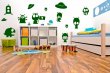 Cute Set Of Funny Aliens UFO - Kids Room Wall Decorations