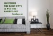' Sometimes the right path is not the easiest one.' Pocahontas Quote Vinyl Decor