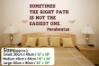 ' Sometimes the right path is not the easiest one.' Pocahontas Quote Vinyl Decor