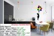 Banksy Girl with Colourful Balloons Ver 2 Enhanced Wall Sticker