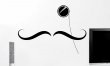 Mustache Sir - Funny Vinyl Wall Decal