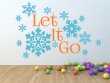 Frozen 'Let It Go' - Amazing Snowflakes Large Wall Sticker