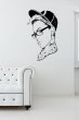 Tattooed Girl With Glasses - Modern Wall Decal